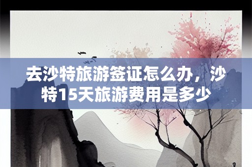 去沙特旅游签证怎么办，沙特15天旅游费用是多少
