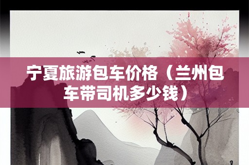 宁夏旅游包车价格（兰州包车带司机多少钱）