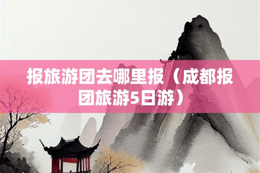 报旅游团去哪里报（成都报团旅游5日游）