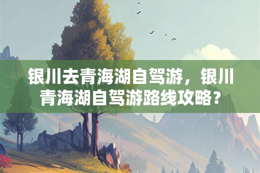 银川去青海湖自驾游，银川青海湖自驾游路线攻略？