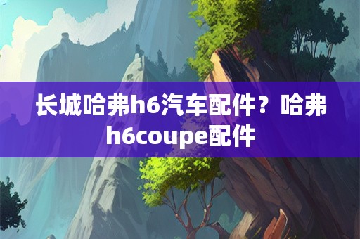 长城哈弗h6汽车配件？哈弗h6coupe配件