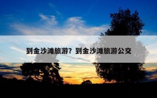 到金沙滩旅游？到金沙滩旅游公交