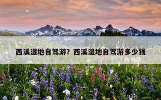 西溪湿地自驾游？西溪湿地自驾游多少钱