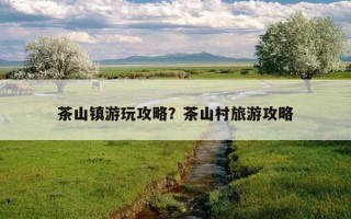茶山镇游玩攻略？茶山村旅游攻略
