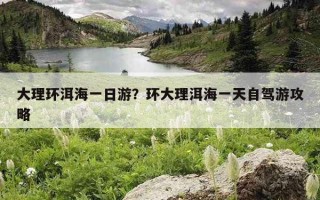 大理环洱海一日游？环大理洱海一天自驾游攻略