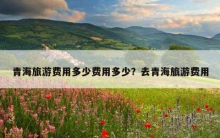 青海旅游费用多少费用多少？去青海旅游费用