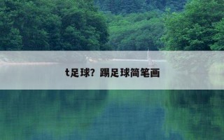 t足球？踢足球简笔画