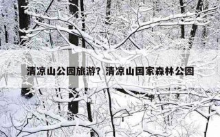 清凉山公园旅游？清凉山国家森林公园