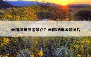 云南坝美旅游景点？云南坝美风景图片
